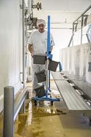 Steel Vikan ergonomic 150cm 31mm blauw aluminium - thumbnail