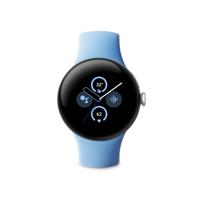 Google Pixel Watch 2 – het beste van Google en Fitbit – hartslagmeting, stressmanagement en veiligheidsfuncties – Android – aluminium behuizing in gepolijst zilver – sportarmband in Bay – LTE - thumbnail