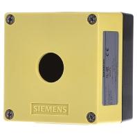 Siemens 3SU1801-0AA00-0AA2 3SU18010AA000AA2 1 inbouwplaats (l x b x h) 85 x 85 x 64 mm Geel 1 stuk(s) - thumbnail