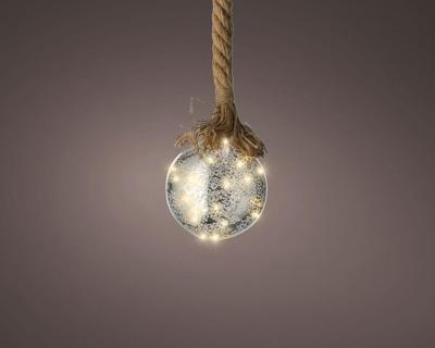 Micro bal d10h80 cm 15l zilver Lumineo - Lumineo