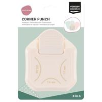 Vaessen Creative • 3-in-1 hoekpons 14-17-20mm - thumbnail