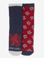 Set van 2 paar Harry Potter® sokken tweekleurig donkerblauw/meerkl - thumbnail