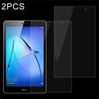 2 PC's HUAWEI MediaPad T3 8.0-inch 0.3mm 9H oppervlakte hardheid volledige scherm gehard glas Screen Protector - thumbnail
