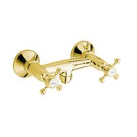 Opbouw Douchekraan Sapho Antea Mengkraan 2-knop Klassiek Goud - thumbnail