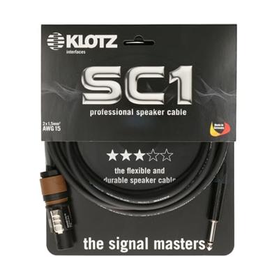 Klotz SC1-L2FP0200 luidsprekerkabel speakon - jack 2 meter