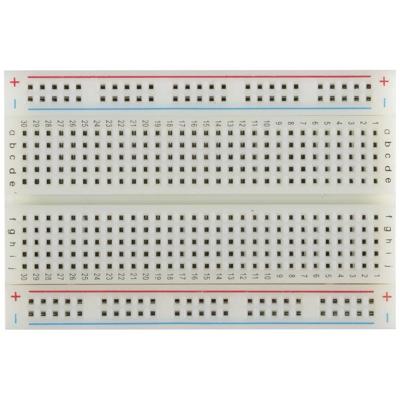 Velleman Breadboard Grijs Totaal aantal polen 400 (l x b x h) 82 x 8 x 55 mm 1 stuk(s)