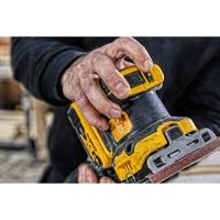 Excentrische schuurmachine 18V DCW200NT DEWALT 13500 OPM Zwart, Geel - thumbnail