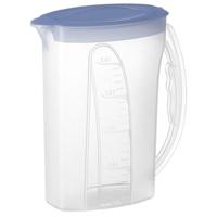 Rotho Schenkkan Koelkast 20x10x26 cm 2L Horizon Blauw/Transparant - thumbnail