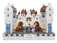 Luville Efteling Verlichte straat Zwaan kleef aan inclusief adapter 31x19x22 cm - thumbnail