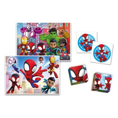 Clementoni Edukit Spidey and His Amazing Friends 4-in-1 puzzel- + spellenset