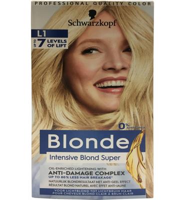 Schwarzkopf Schwarzkopf Poly Blonde Intensive Blond L1 Super Haarverf - 60ML