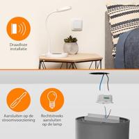 Smartwares SH4-99567 FSK 433 MHz Draadloze wandschakelaar SH4-99567 - thumbnail