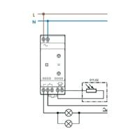 Finder 11.41.8.230.0000 Schemerschakelaar 1 stuk(s) Voedingsspanning (num):230 V/AC Lichtgevoeligheid: 1, 30 - 80, 1000 lx, lx 1x wisselcontact - thumbnail