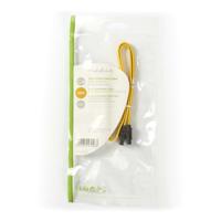 Datakabel SATA 6 Gb/s | SATA 7-Pins Female met Vergrendeling - SATA 7-Pins Female met Vergrendeling | 0,5 m | Geel - thumbnail