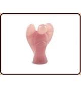 Edelsteen Engel Roze Kwarts (35 mm) - thumbnail