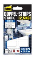 UHU 45380 45380 Dubbelzijdige zelfklevende strips UHU Wit (l x b) 31 mm x 26 mm 16 stuk(s) - thumbnail