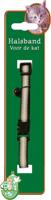 Halsband nylon zwart/wit streep Gebr. de Boon - Gebr de boon - thumbnail