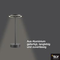 SLV Buiten tafellampVinolina One zwart - oplaadbaar - 1007359 - thumbnail