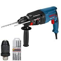 Bosch Professional GBH 2-26 F Combihamer SDS-Plus 2,7J + snelwisselboorkop + 5 boren 830W in koffer - 06112A4001 - thumbnail