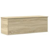 Opbergbox 102x35x35 cm bewerkt hout sonoma eikenkleurig - thumbnail