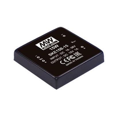 MEAN WELL SKE15C-12 DC/DC-converter 15 W Aantal uitgangen: 1 x Inhoud 1 stuk(s)