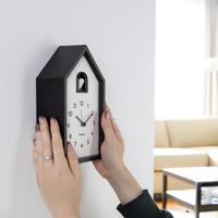 Koekoeksklok wekker - Zwart/wit - thumbnail