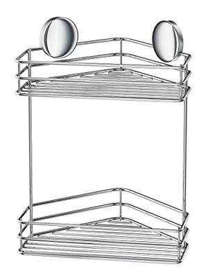 Hoekdraadkorf Smedbo Xtra Zelfklevend Dubbel Chroom Smedbo