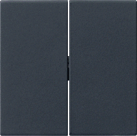 Gira 2-voudige schakelwip Systeem 55 mat zwart - thumbnail