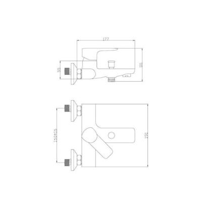 Mengkraan Rousseau Grijs Metaal Blik 15 cm