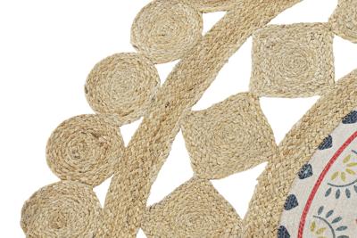 Tapijt DKD Home Decor Bruin Multicolour (150 x 150 x 0,75 cm)