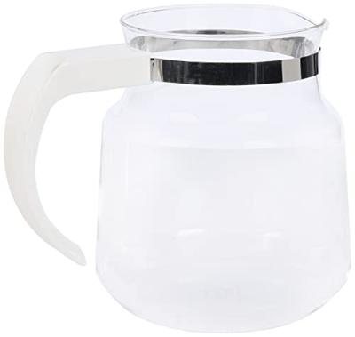 Glazen Koffiekan | Geschikt voor: Moccamaster K / KB/ 1 0PL / Excellent 10S | 1.2 l | Wit