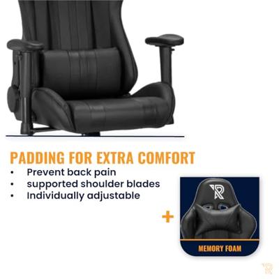 Ranqer Felix gamestoel wit / grijs