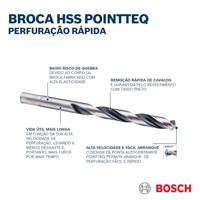 Bosch Accessories 2608577347 HSS Metaal-spiraalboorset 7-delig 2 mm, 3 mm, 4 mm, 5 mm, 6 mm, 7 mm, 8 mm, 9 mm, 10 mm 1 set(s) - thumbnail