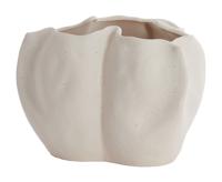 Light & Living Vaas 'Sanguli' Keramiek, 22cm, kleur Crème - thumbnail