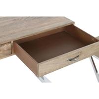 Meubelset Home ESPRIT Bruin Zilverkleurig Staal Mangohout 110 x 40 x 76 cm (3 Onderdelen) - thumbnail