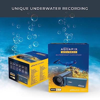 Aquapix WDV5630 GreyBlue Camcorder 7.6 cm 3 inch 13 Mpix Grijs-blauw