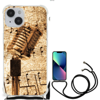iPhone 14 Anti-shock Hoesje met foto Bladmuziek - thumbnail