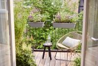 Elho Noa balkonbak 52 warm grey - thumbnail