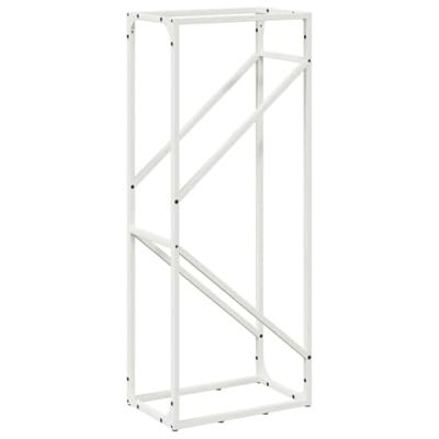 VidaXL Brandhoutrek 40x25x100 cm koudgewalst staal wit