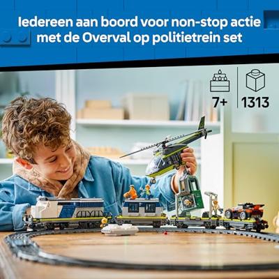LEGO city 60508 overval op politietrein