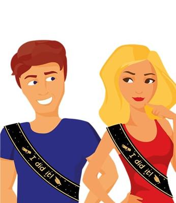 Party Sjerp Geslaagd &apos;I Did It&apos;