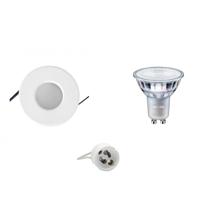 Philips LED Inbouwspot Set - GU10 - IP65 Waterdicht - Ø82mm - Mat Wit - Warm Wit - Dimbaar - thumbnail
