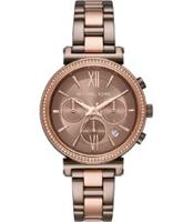 Horlogeband Michael Kors MK6696 Roestvrij staal (RVS) Bruin 16mm - thumbnail