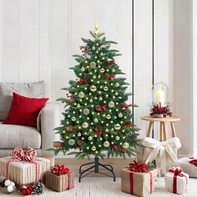 VidaXL Kunstkerstboom groen 150 cm pvc en metaal en plastic