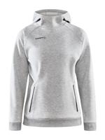 Craft 1910629 Core Soul Hood Sweatshirt W - Grey Melange - S - thumbnail