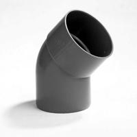 Pvc bocht mof/spie 45 110mm - thumbnail