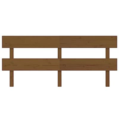 Hoofdbord 204x3x81 cm massief grenenhout honingbruin Hoofdbord 204x3x81 cm massief grenenhout honingbruin