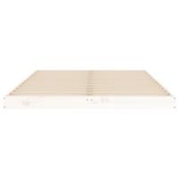Bedframe massief grenenhout wit 120x190 cm 4FT Small Double - thumbnail