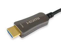Equip 119430 hdmi 2.0 active optical cable, hdmi type a -> hdmi type a 3d, 18 gbit/s, 30m, black - thumbnail