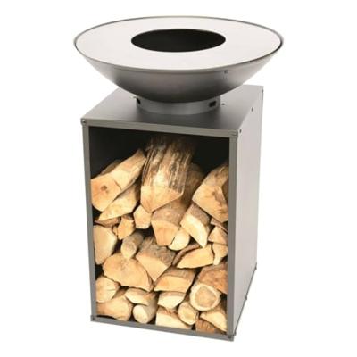 RedFire vuurschaal met barbecuegrill onyx met hoes 60 cm RedFire vuurschaal met barbecuegrill onyx met hoes 60 cm